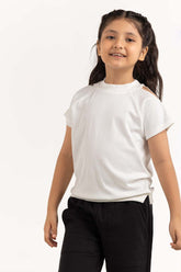 Junior Girl White Top 231-413-110